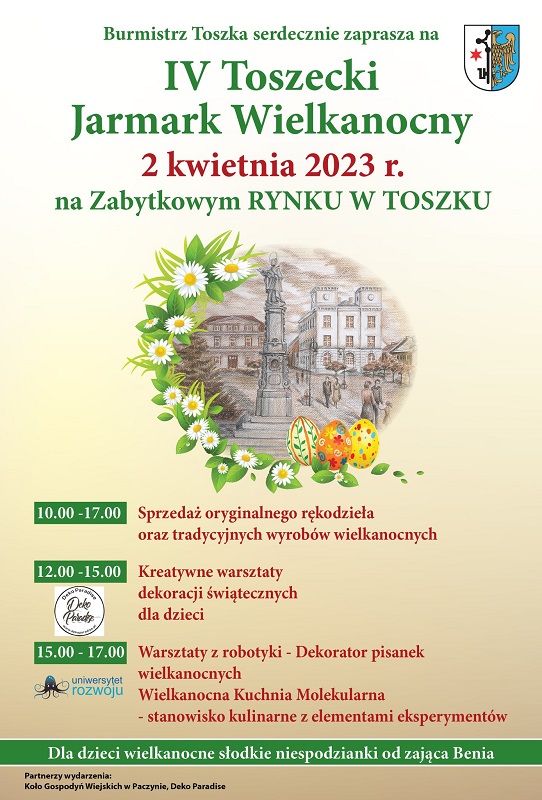 jarmark wielkanocny w Toszku 2023