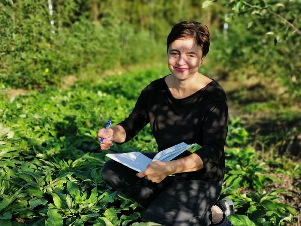 Właścicielka gospodarstwa agroleśnego Barbara Baj Wójtowicz