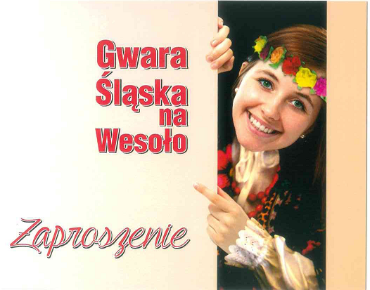 zaproszenie Gwara Śląska na Wesoło
