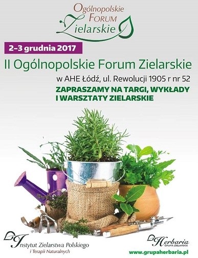 Plakat Forum Zielarskie
